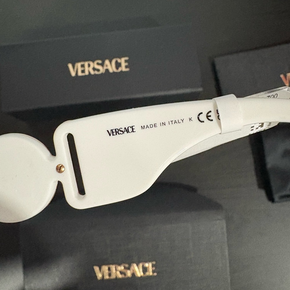 Versace Unisex Biggie Sunglasses, VE4361 401/87 | white - Picture 3 of 7
